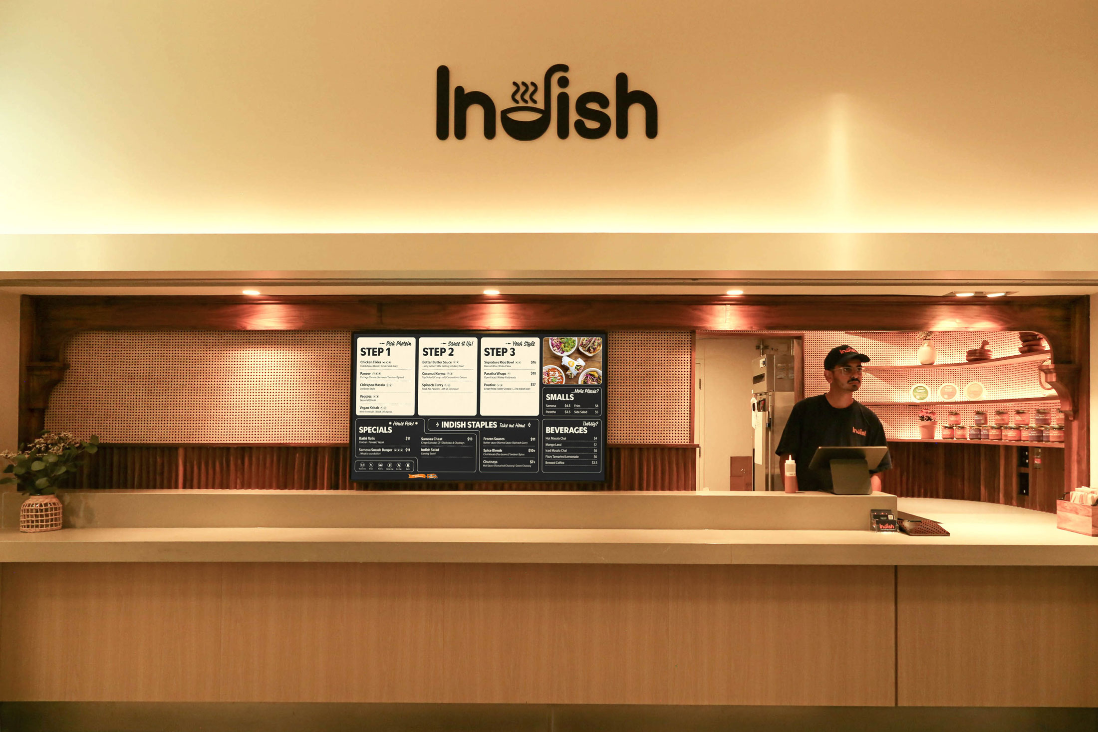 Indish front design in Bentall Centre